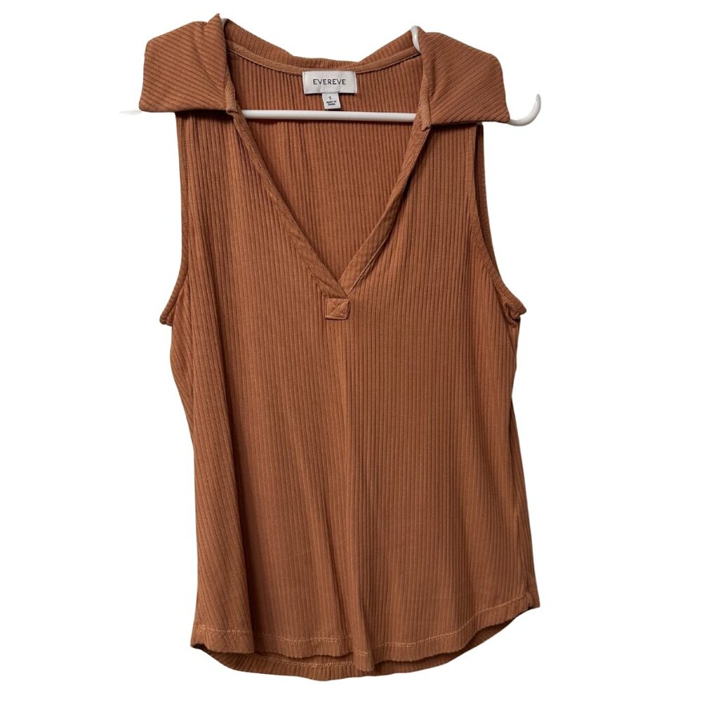 Evereve Tank Blouse with collar